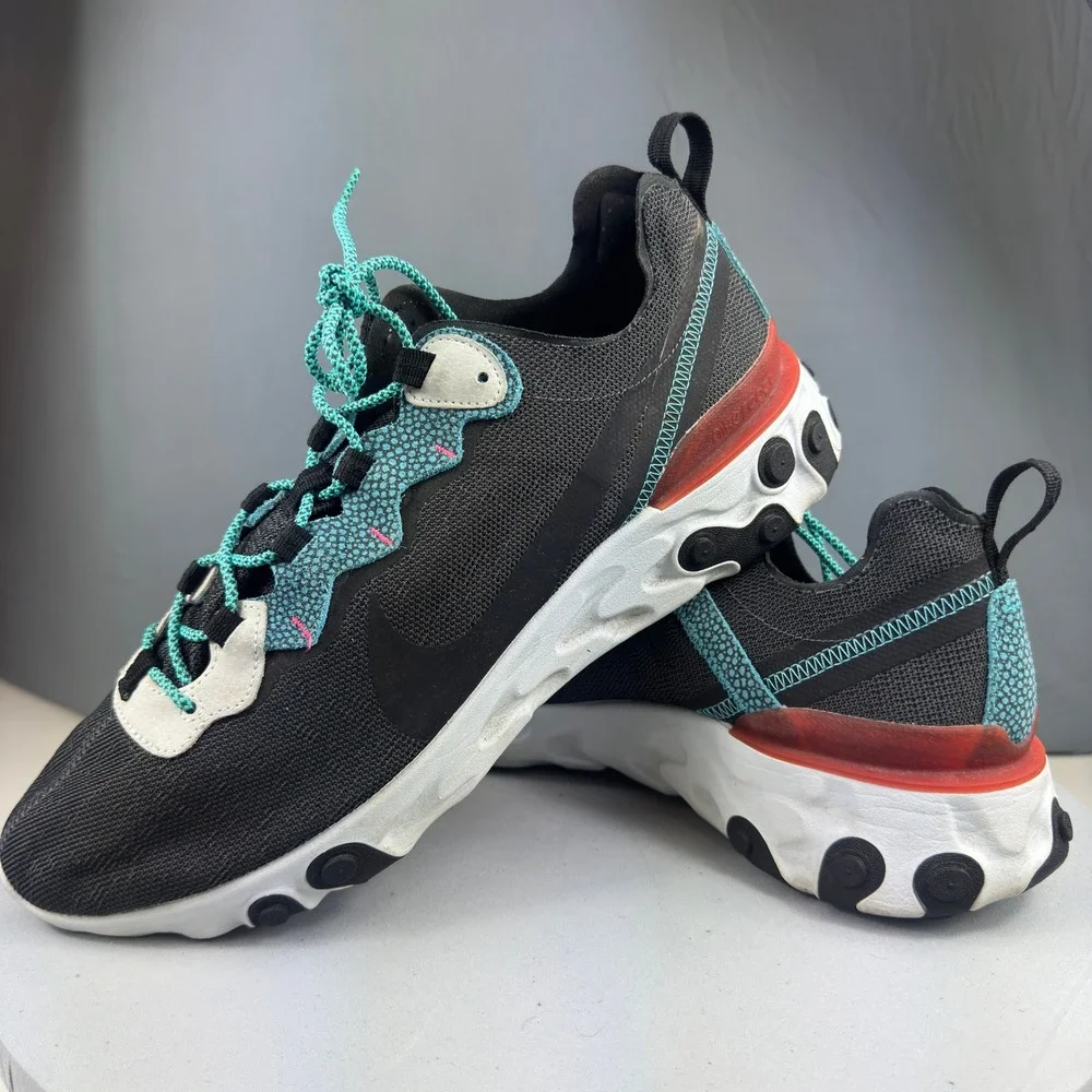 Nike React Element 55 SE Mens Size 12 Running Shoes Safari Pack CD2153-001